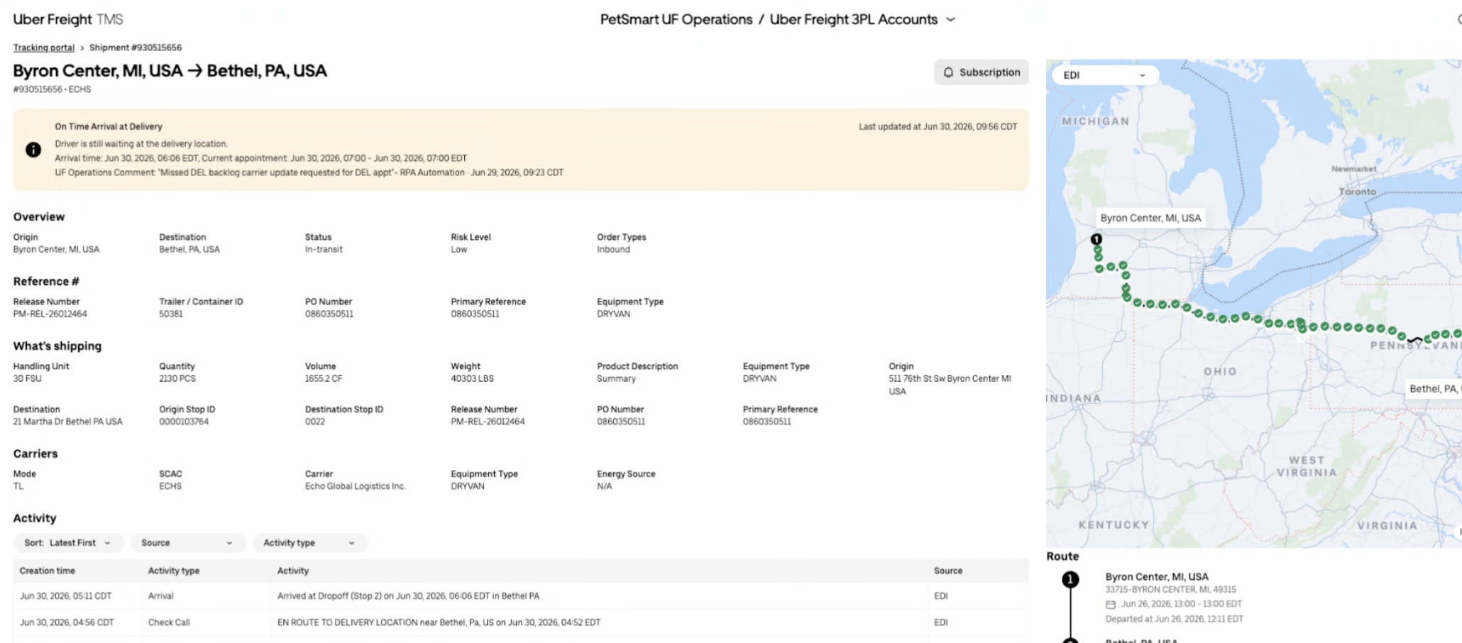 Tracking Page AI Summary supporting preview